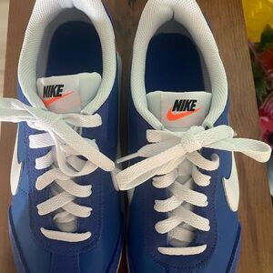 Nike Blue and White Athletic Shoes